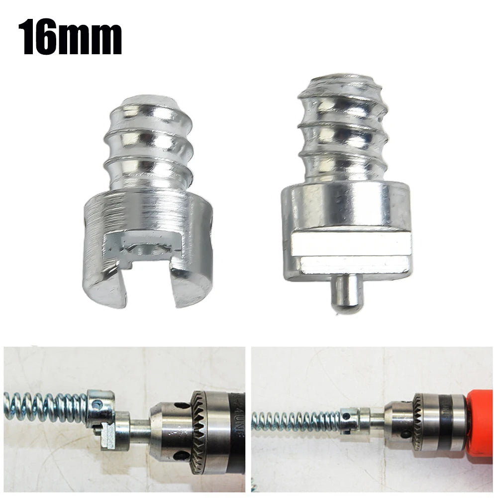 2pcs8543453 16mm Male And 35413Female Dredge 35424Cleaning845345Spring 4354354Connector 8735434For Electric Drill
