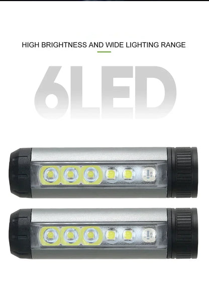 COB LED Induction Headlamp USB Rechargeable 5 Mode 18650 Headlight