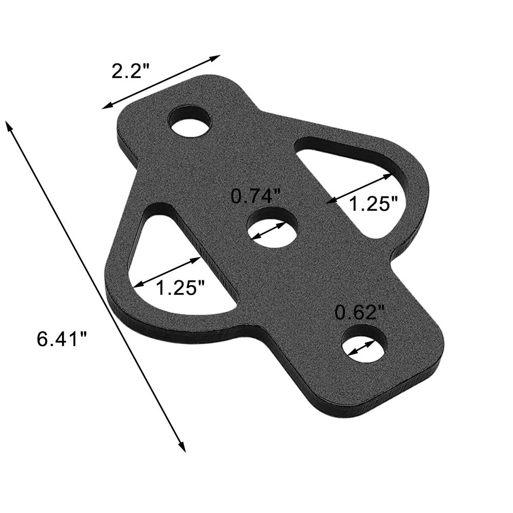 Tow Hitch Connector Heavy Duty Hitch Rust-resistant Coating Secure Connection Three-way Hitch Design Three Way Hitch For Mower