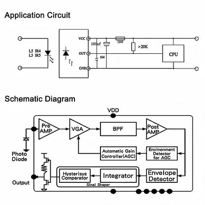 Universal IR Infrared Receiver Sensor Module TL1838 VS1838B 38kHz for Arduino & Raspberry Pi