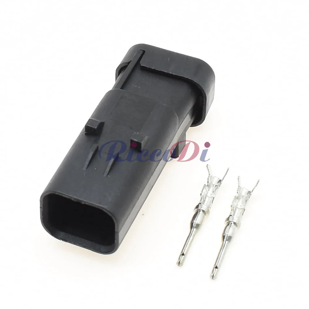 2 Pin Excavator Engine Injector Wiring Harness Connector Male and Female Plug Compatible with 776427-3 / 776534-1