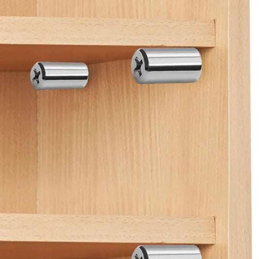 8-100PCS Cross Self-tapping Screw with Nonslip Rubber Cabinet Board Laminate Support DIY Wardrobe Cabinet Glass Partition Nails
