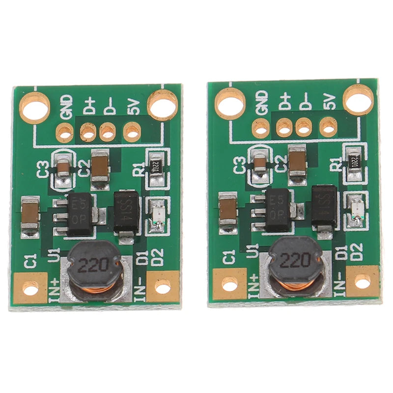 5V DC DC Converter Step Up Power Supply DC-DC Booster Boost Buck Converter Board Step-Up 500MA Voltage Regulator 0.9V-5V to 5V