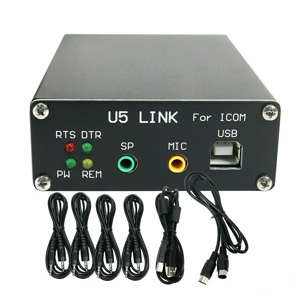 U5 Link COM Radio Connector For Radio Connector With Power Interface Pc66 Power Saving Box For HRD/DM780/LOGG32