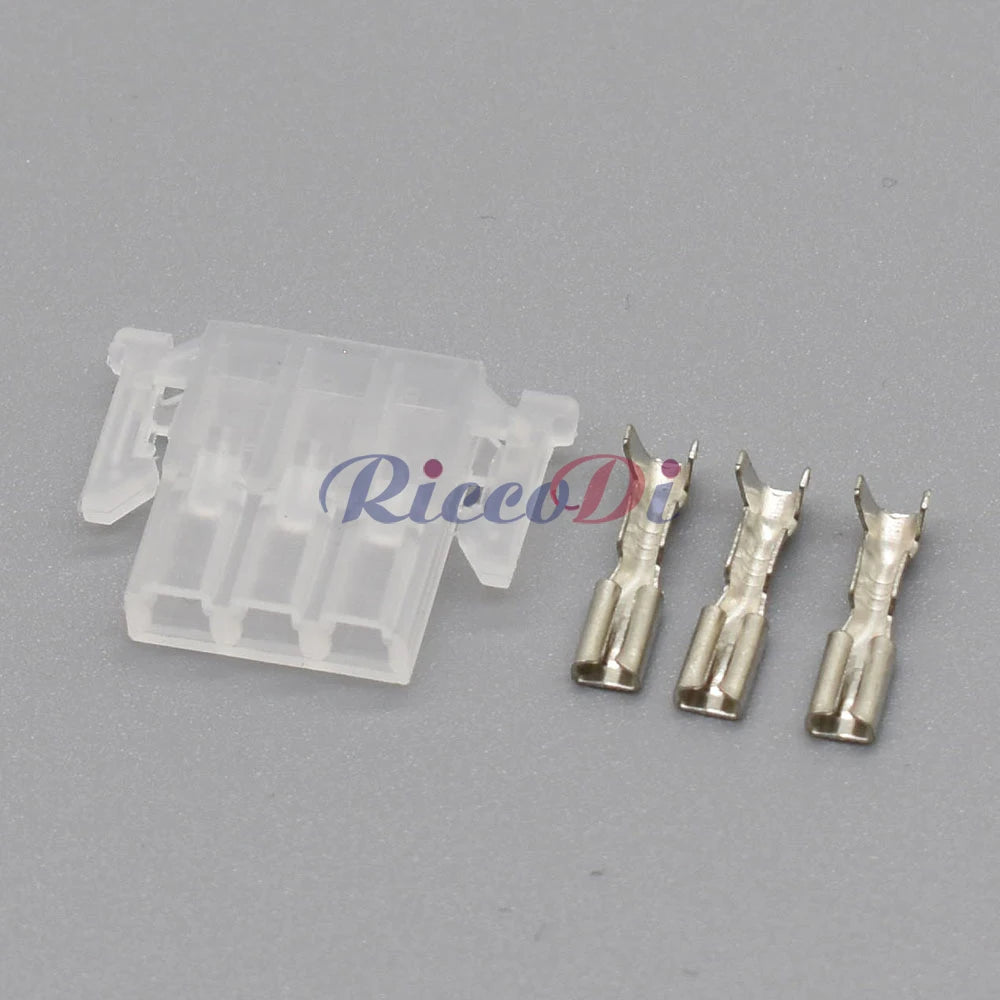 3-Pin 2mm Connector DJ7031-2-11/21 PA66 Male Female for VW Automotive Electrical Wire Harness