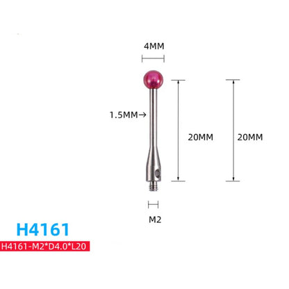 M2 Ball Cmm Stylus Thread CNC Measuring Probe Stylus Point Contact H7805/H1345/H7806/H0033/H7808/H8663/H0034/H0035 CMM Probe
