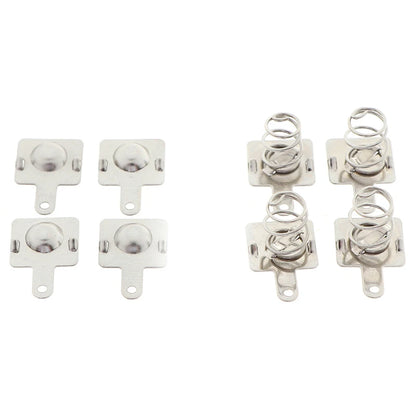 10 Pairs Battery Spring Contact Replacement Metal Batteries Spring Contact Plate For AA AAA Batteries