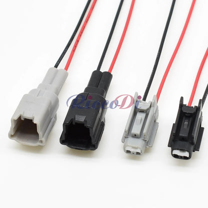 2 Pin 1mm Waterproof Connector 7282-7398-30 DJ7029B-1 PA66 Automotive Appliance Female Male