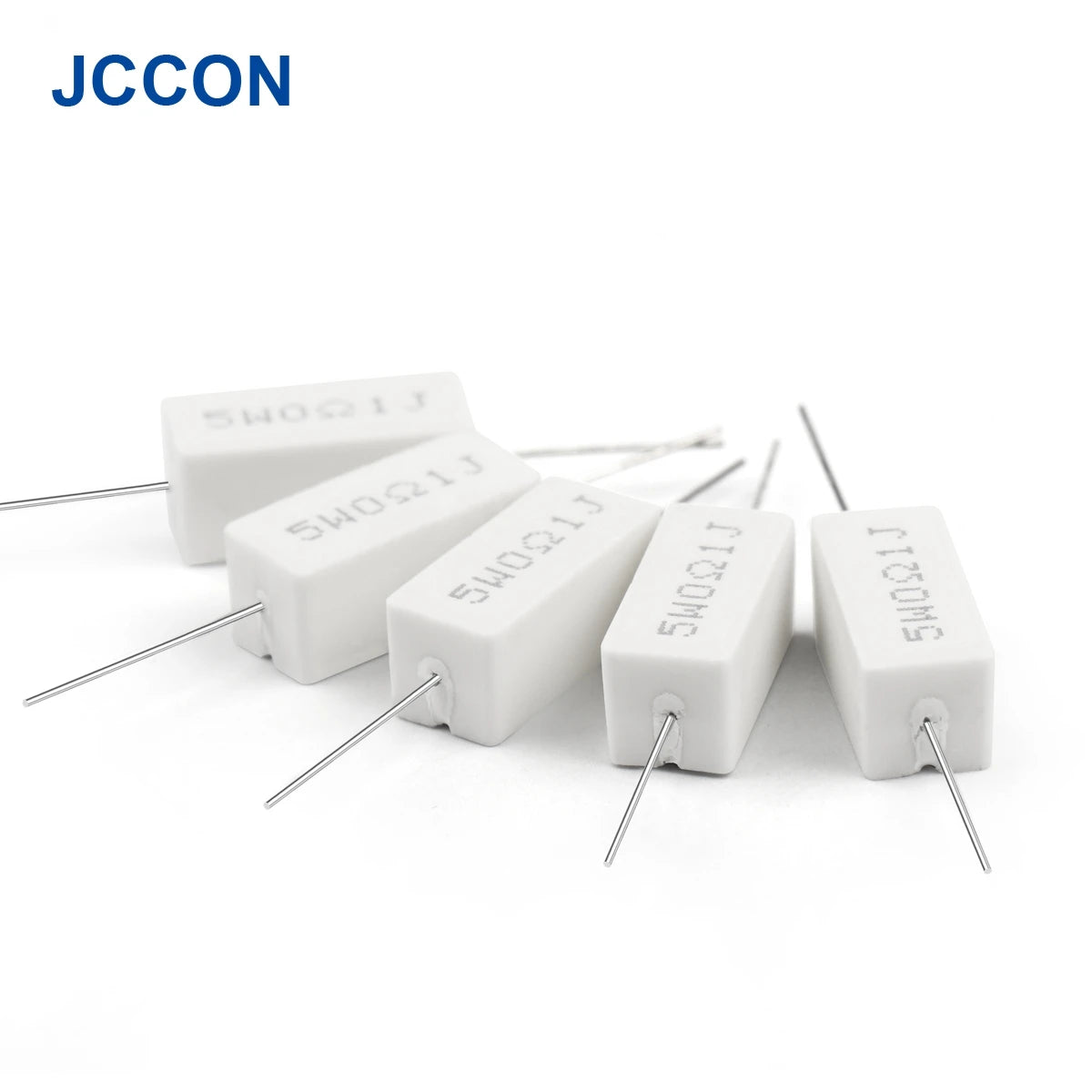 5W Cement Resistor 0.1Ω–6.8KΩ 5% Tolerance Ceramic Cement Resistance