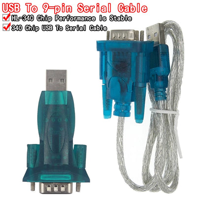 HL-340 USB to RS232 Serial Adapter DB9 Cable for Windows 7 64-bit