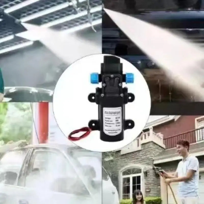 DC 12V High Pressure Diaphragm Water Pump Multifunctional Mini Booster Pump For Water Washing Machine Agricultural Irrigation