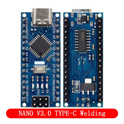 Arduino Nano 3.0 Compatible Controller with CH340 USB Driver ATMEGA328P 16MHz Mini/Micro/Type-C