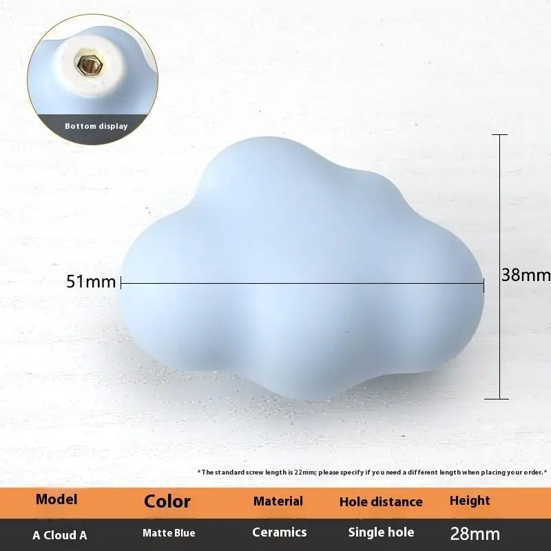 1pc Children's Furniture Handles Nordic Ceramic Children Room Cabinet Handles Macaron Colorful Round Drawer Knobs And Pulls