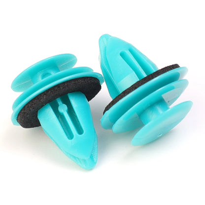 Green Nylon Retaining Clip for Toyota Bumper &amp; Door — Auto Vehicle Retainer Fastener Rivet 20/40pcs