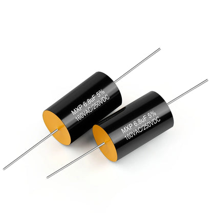 250V/160V MXP Audio Capacitor 0.22µF-22µF for HiFi Frequency Divider & Speaker Applications