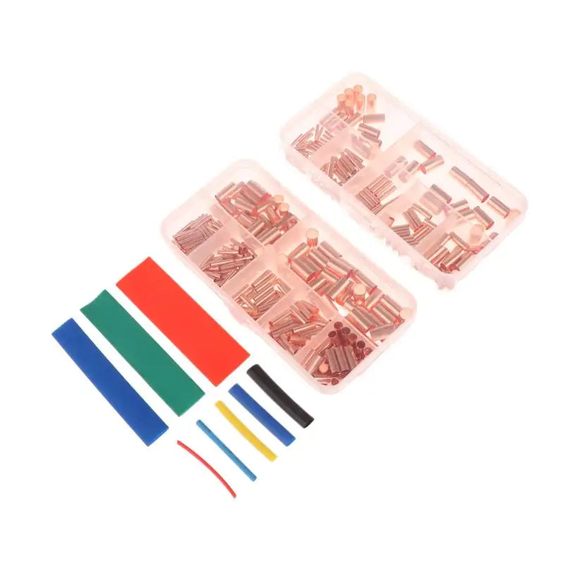 Non-Insulated Butt Terminal Assortment Kit Copper Crimp Connector