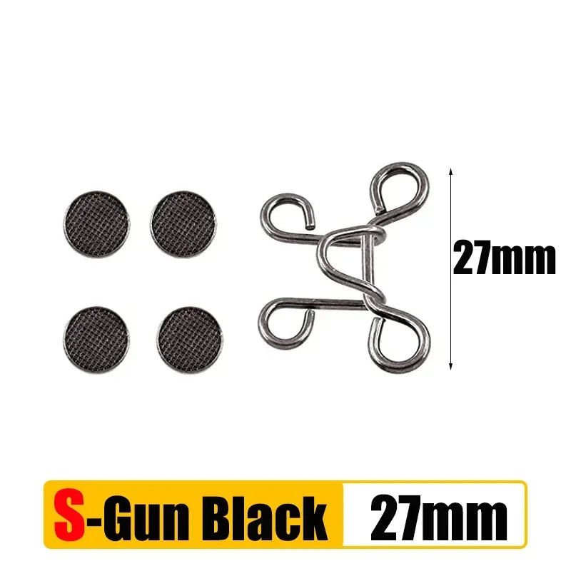 Adjustable Waist Extender Button Set for Jeans No-Sew Buckle 5/1Set