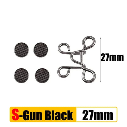 Adjustable Waist Extender Button Set for Jeans No-Sew Buckle 5/1Set
