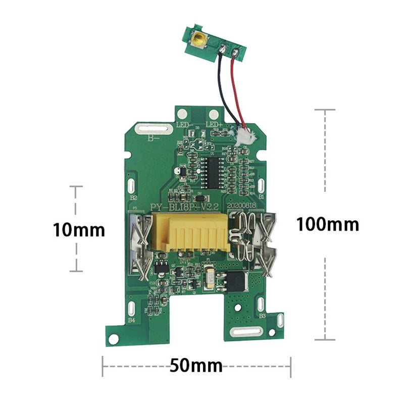 1pc BL1830 Li-Ion Battery BMS PCB Charging Protection Board For 18V Tool