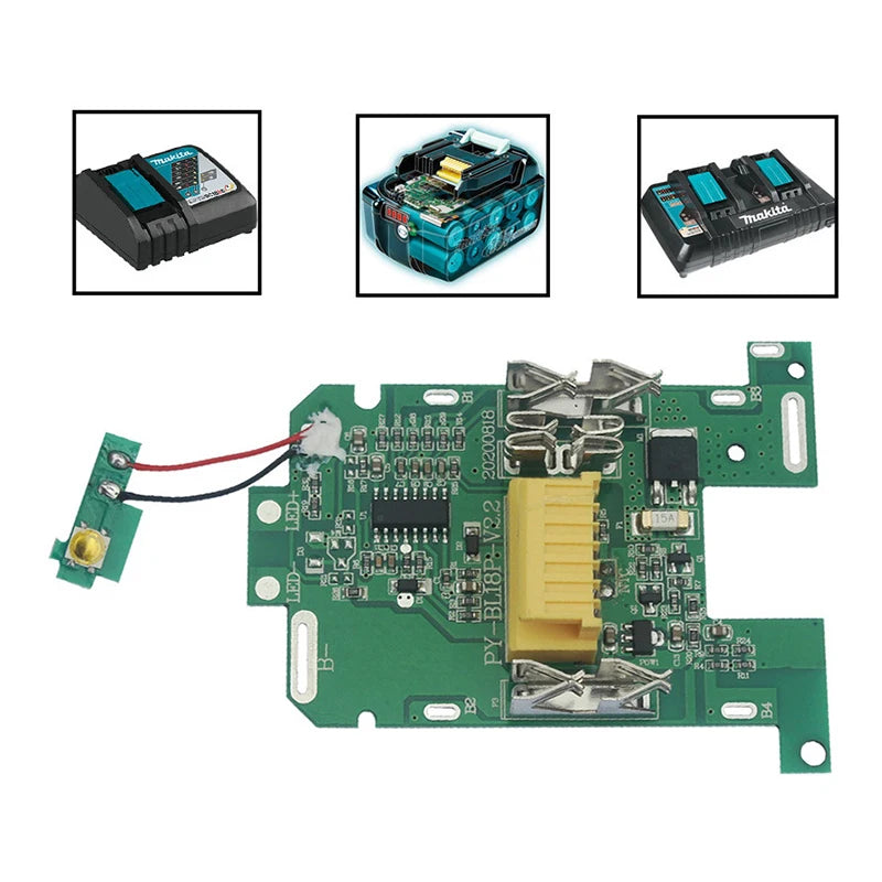 1pc BL1830 Li-Ion Battery BMS PCB Charging Protection Board For 18V Tool
