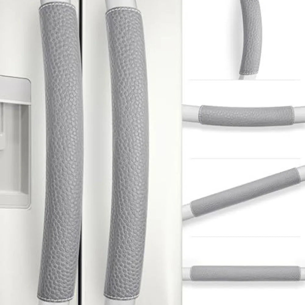 Kitchen Decor Sliding Door Handle Cover Washable Refrigerator Handle Covers Ball Brown Appliance Handle Protection
