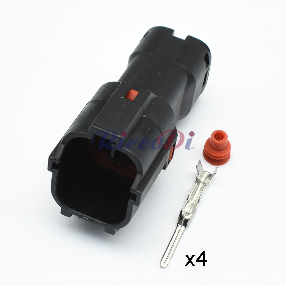 4 Pin 2mm Waterproof Connector 7123-7444 7222-7444-40 DJ7041Y-2 Male Female Automotive Wiring