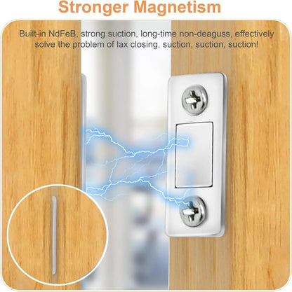 Wholesale Magnetic Door Catch Ultra-Thin Cabinet Catches Door Closed Magnets Sheet Adhesive Closet Drawer Window Magnet Latches