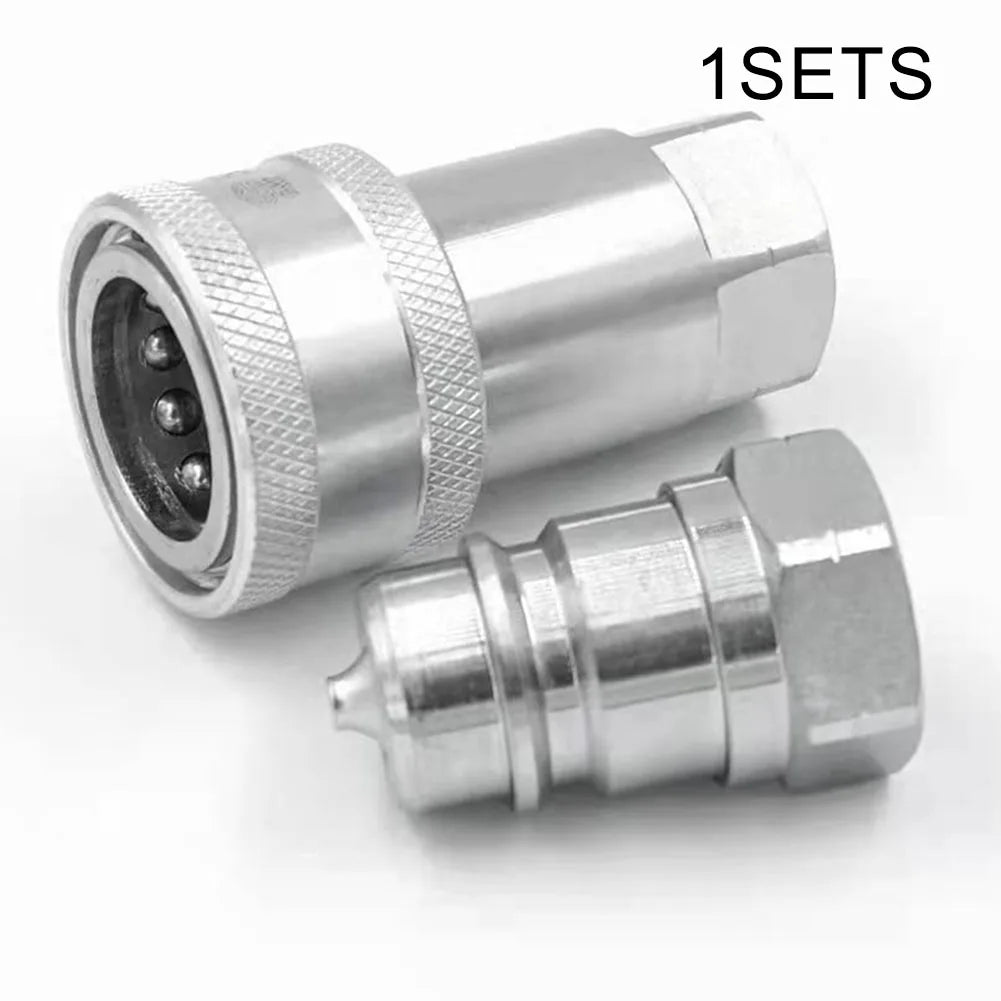 Quick Release Fitting ISO7241-A NPT ISO A Hydraulic Coupling Connector 1/4" 3/8" 1/2" 3/4" NPT1  Quick Change Interface