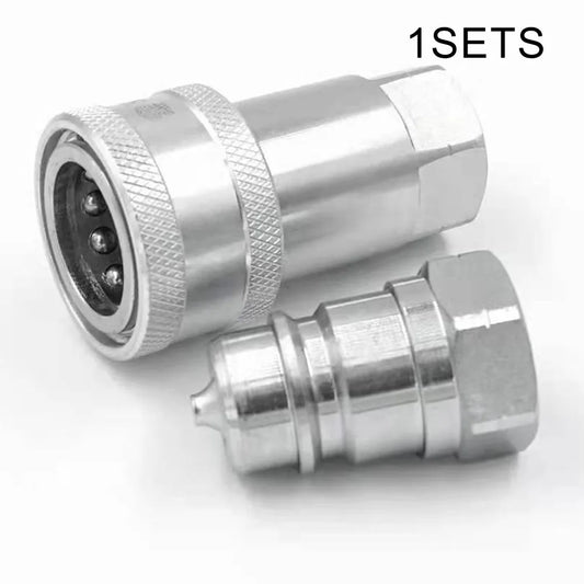 Quick Release Fitting ISO7241-A NPT ISO A Hydraulic Coupling Connector 1/4" 3/8" 1/2" 3/4" NPT1  Quick Change Interface