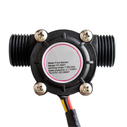 YF-S201 Hall Effect Water Flow Sensor 1-30L/min 2.0MPa Liquid Flow Switch