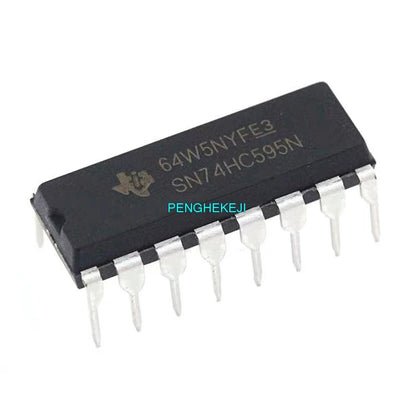 5PCS SN74HC595N DIP-16 Logic Shift Register IC 74HC595