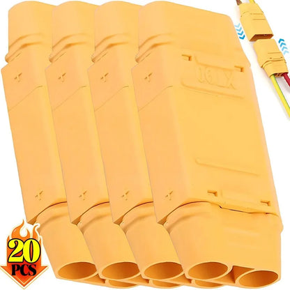 XT90 Male Female Connectors Plug Welding Terminal Plugs for RC Lipo Battery Motor Charge Lead Plugs Banana Male Female Adapter