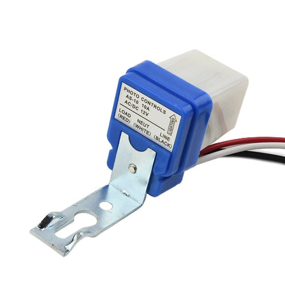 Automatic Photo Control Switch Garden Port Road Lighting Factories AC DC 12-220V 5*4.2*3.3cm Blue Controller Switch