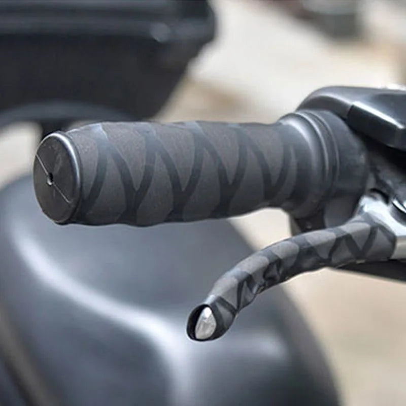 Non-Slip Motorcycle Handlebar Sleeve Thermal Shrinkage Heat Shrinkable Cover Rubber Safety Brake Grip Sleeve Protector Covers