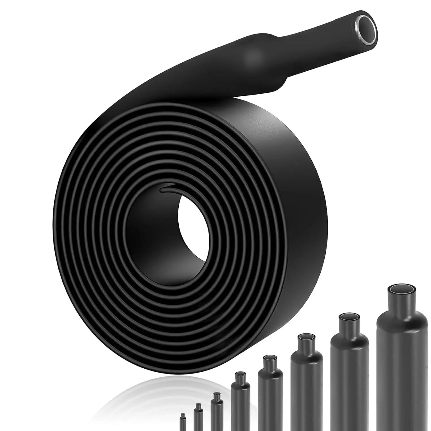 8PCS Heat Shrink Tubing Set 4:1 Heat Shrink Tubing Set 1.5M Heat Shrink Tubing 4|6|8|12|16|20|24|32MM Heat Shrink Tubing