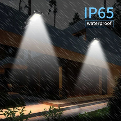 Outdoor LED Solar Light 72COB Motion Sensor Solor Wall Lamp with Remote Control 3 Modes for Garden Patio Yard Garage Lighting