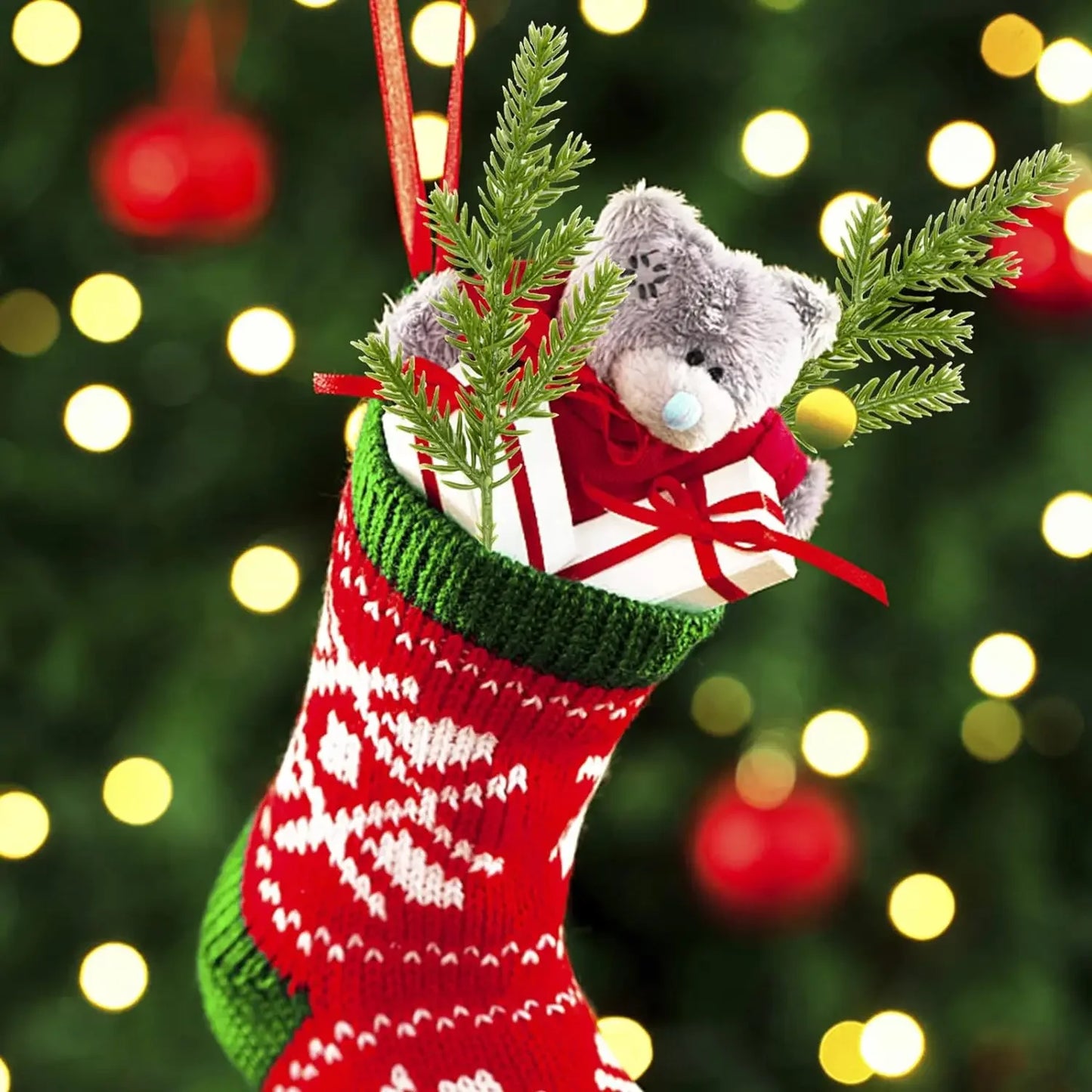 50/1PCS Christmas Artificial Branches Pine Needles Fake Plants Wreath Vine Rattan for Xmas Tree Gift Box Wedding Flowers Decor