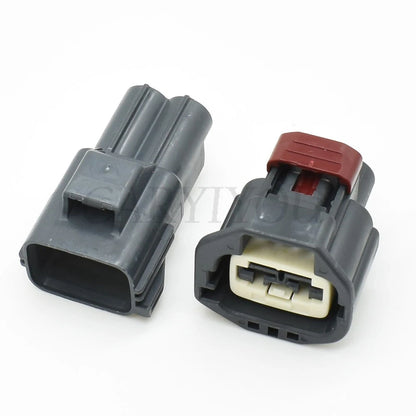 2 Pin Waterproof Automotive Electrical Connector Socket with Pins and Seals 7283-5596-10 / 7282-5596-10