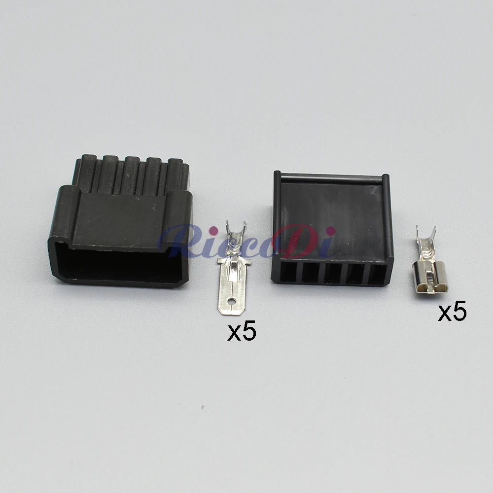 5-Pin Citroen Glass Lift Switch Connector DJ7051-6.3-11 Male Plug PA66 High Current