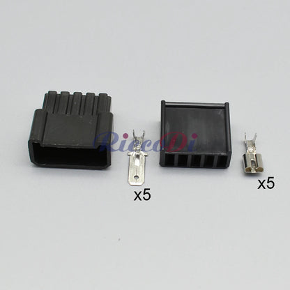 5-Pin Citroen Glass Lift Switch Connector DJ7051-6.3-11 Male Plug PA66 High Current