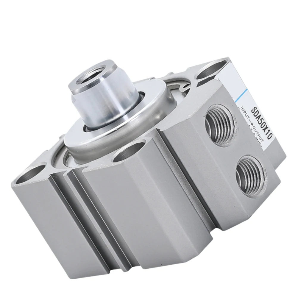 1pcs SDA Thin Cylinder 32X35 Pneumatic Air Cylinder 32mm Bore 35mm Route Thin Air Cylinder 1/8 PT 30-800 Mm/s