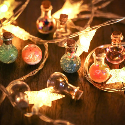 Mini Glass Bottles with Cork Stoppers — DIY Vials for Wedding, Birthday & Party Favors