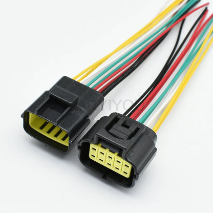 174657-2 / 174655-2 / 174656-7 Automotive 10-Pin Waterproof Connector — AMP Male Plug Female Socket