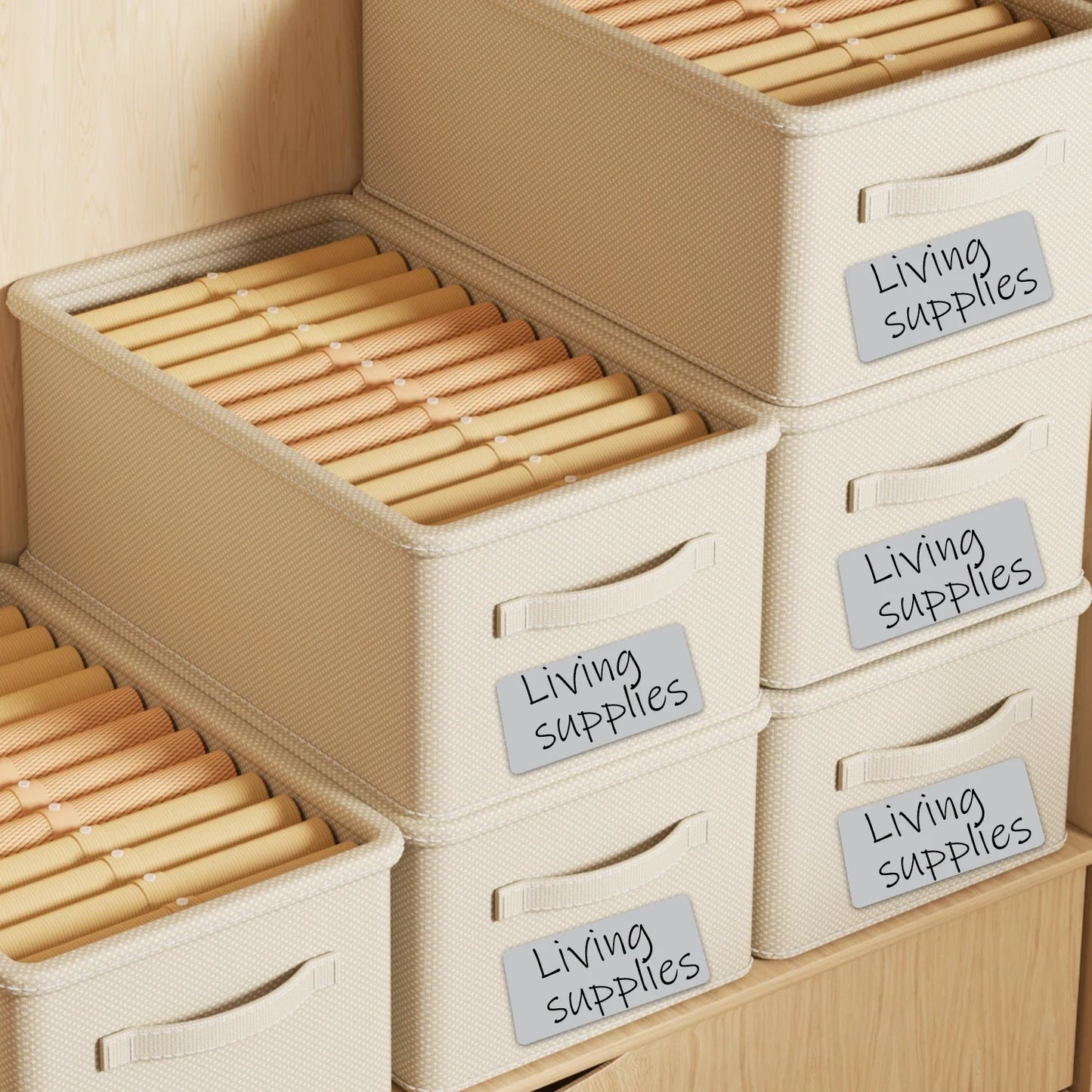 300/160Pc Waterproof Labels Stickers Kitchen Bottle Jars Organizer Label Reusable Adhesive Sticker Packaging Food Category Label