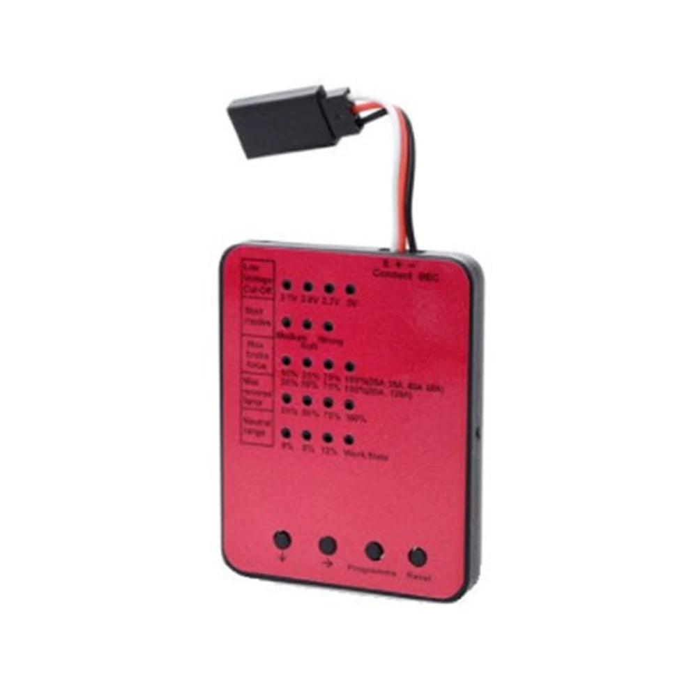 Rogramming Card For Electronic Speed Controller Travel Settings LED Indicator Compatible With Multi ESC 61486mm