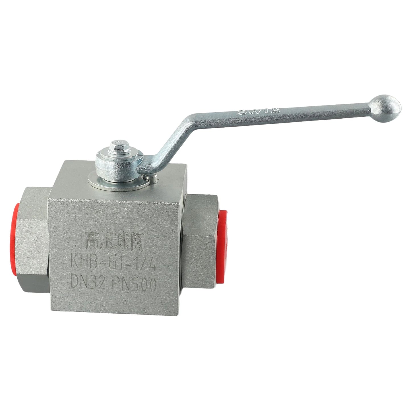 1pcs Carbon Steel Hydraulic Ball Valve Two Way Globe Valve High-pressure Hydraulic Valve G1"  For Flow Adjustment