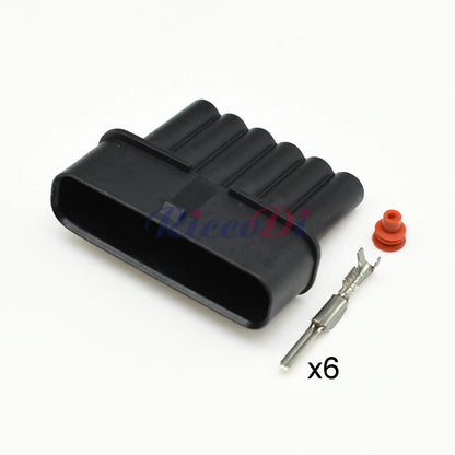 6 Pin 2.2mm Throttle Pedal Valve Connector 7283-1968-30 90980-11858 DJ7061A-2.2 Toyota Mazda