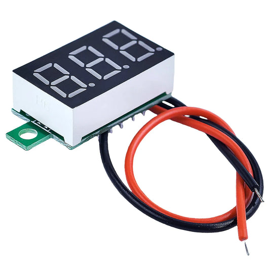 DC 4.5V-30V Mini Digital Two-Wire Voltmeter 0.36 Inch LED Display Voltage Tester Module Red Blue Green