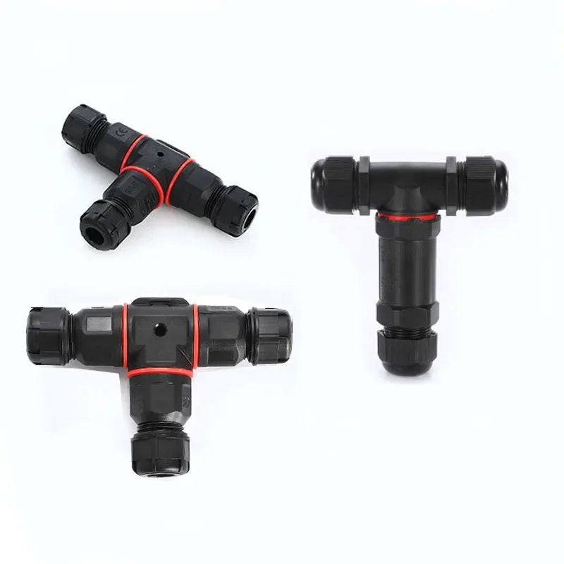 IP68 Waterproof Cable Connector I/T Type Junction Box 2-pin 3-pin 4-pin 5-pin Electrical Terminal LED Lights Wire Waterproof Box