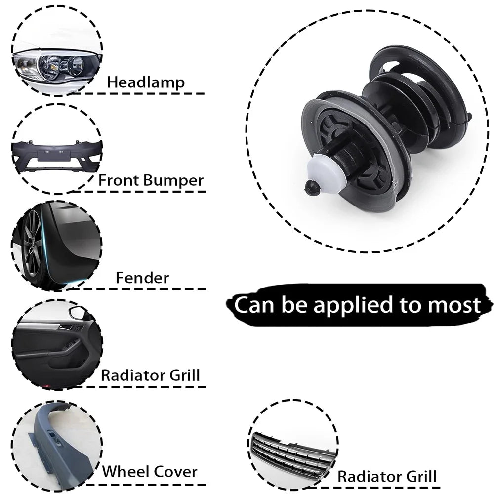 Interior Door Panel Snap Fastener Clip – Easy Installation Car Fastener for Volkswagen & Audi Q5 / A8